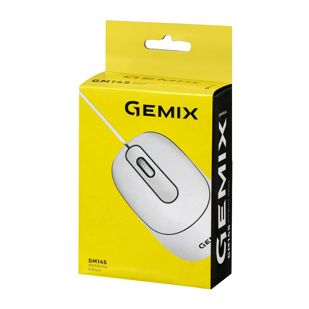 Мишка Gemix GM145 USB White (GM145Wh) фото7
