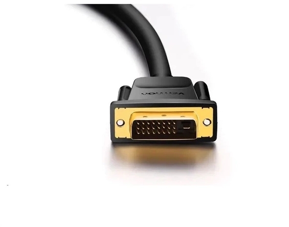 Кабель HDMI M to DVI M 1.0m 4K60Hz black Vention (ABFBF) фото3