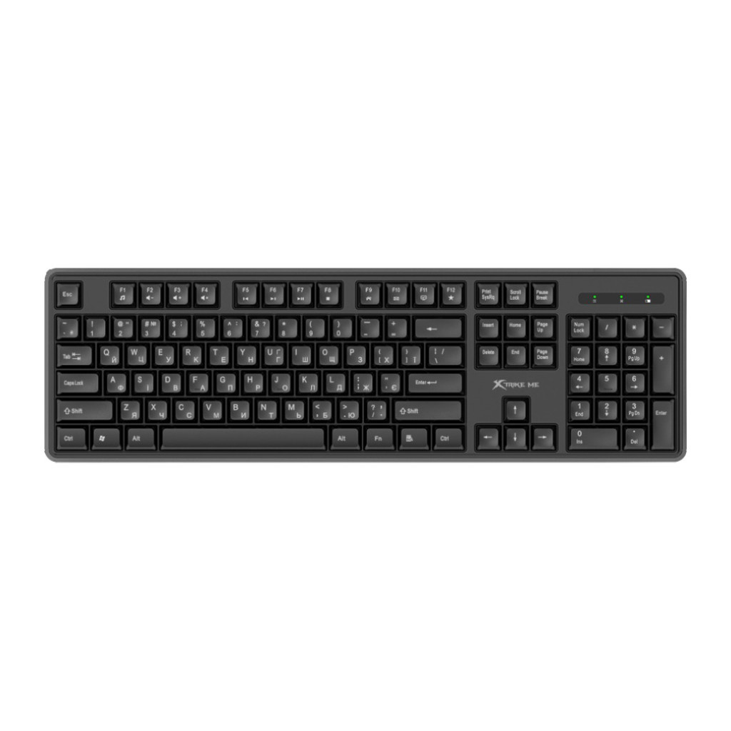 Комплект Xtrike ME MK-307 Wireless UA Black (MK-307UA) фото