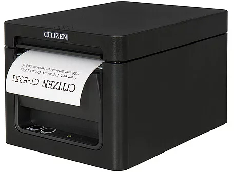 Принтер для друку чеків Citizen CT-E351 Ethernet, USB, Black (CTE351XEEBX) фото4