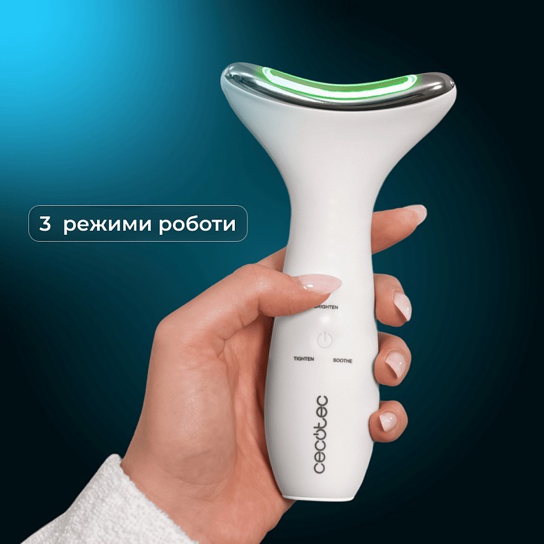 Щітка для фототерапії обличчя Cecotec FaceCare Face&Neck Pro (A01_EU01_116294) фото3