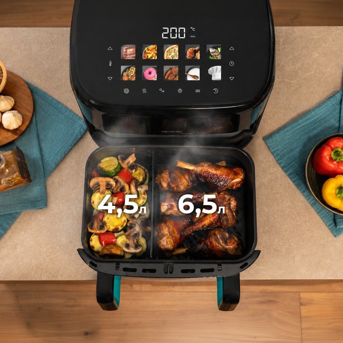 Мультипечь Cecotec Cecofry&Grill Smokin`Prime 11000 (A01_EU01_101139) фото5
