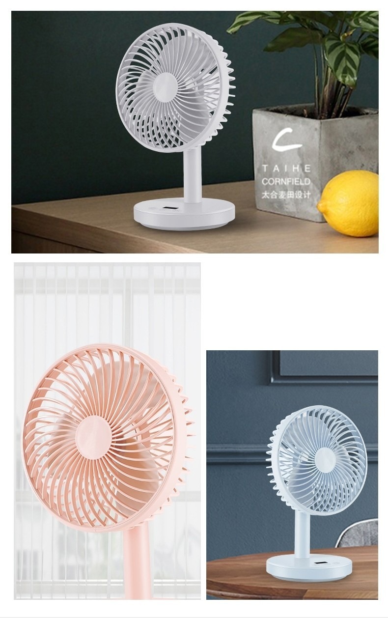 Вентилятор Jile Desktop small fan 01 White фото4