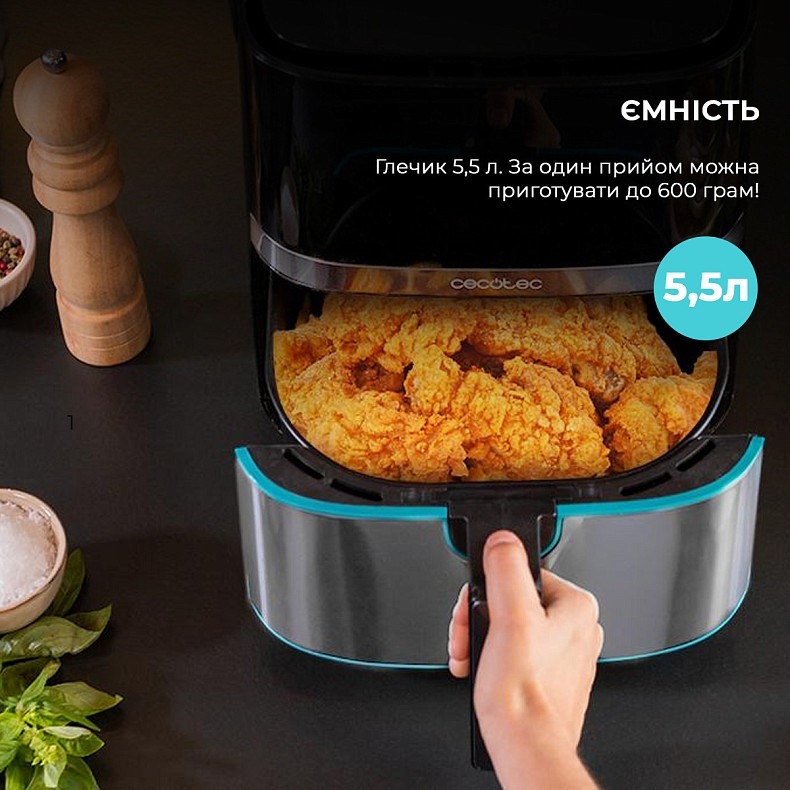 Мультипечь Cecotec Cecofry Full Inox 5500 Pro Acc Kit (CCTC-03317) фото