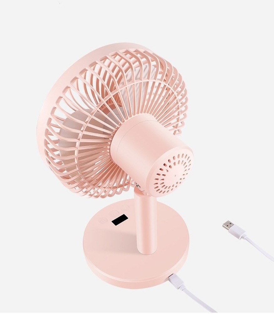 Вентилятор Jile Desktop small fan 01 Pink фото5