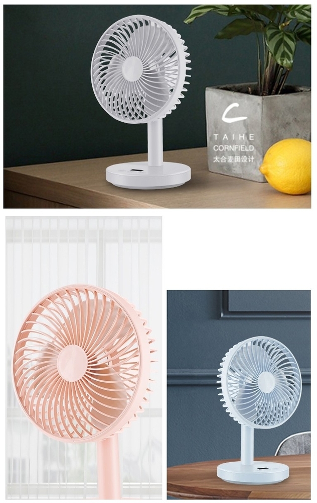 Вентилятор Jile Desktop small fan 01 Pink фото7