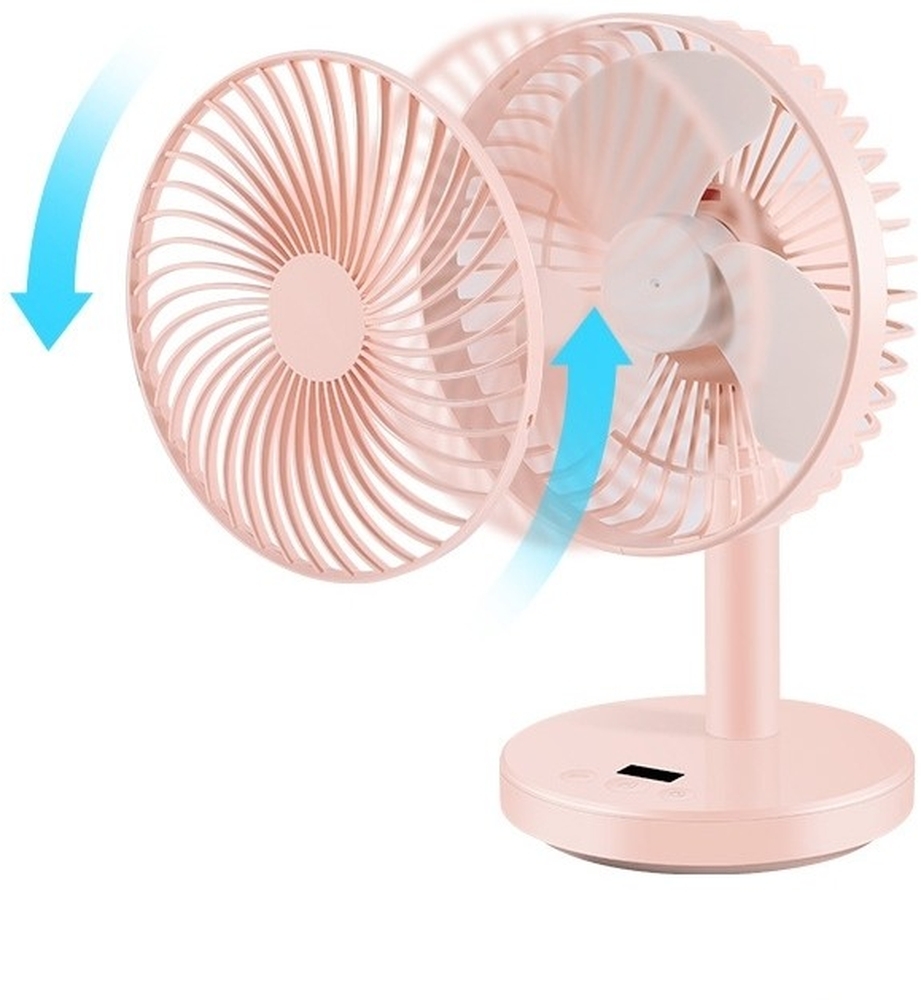 Вентилятор Jile Desktop small fan 01 Pink фото2