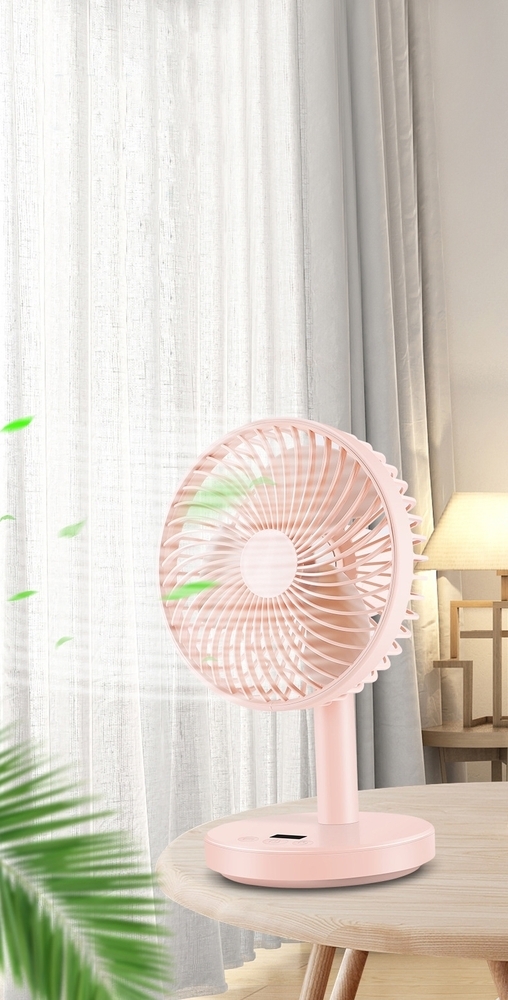 Вентилятор Jile Desktop small fan 01 Pink фото9
