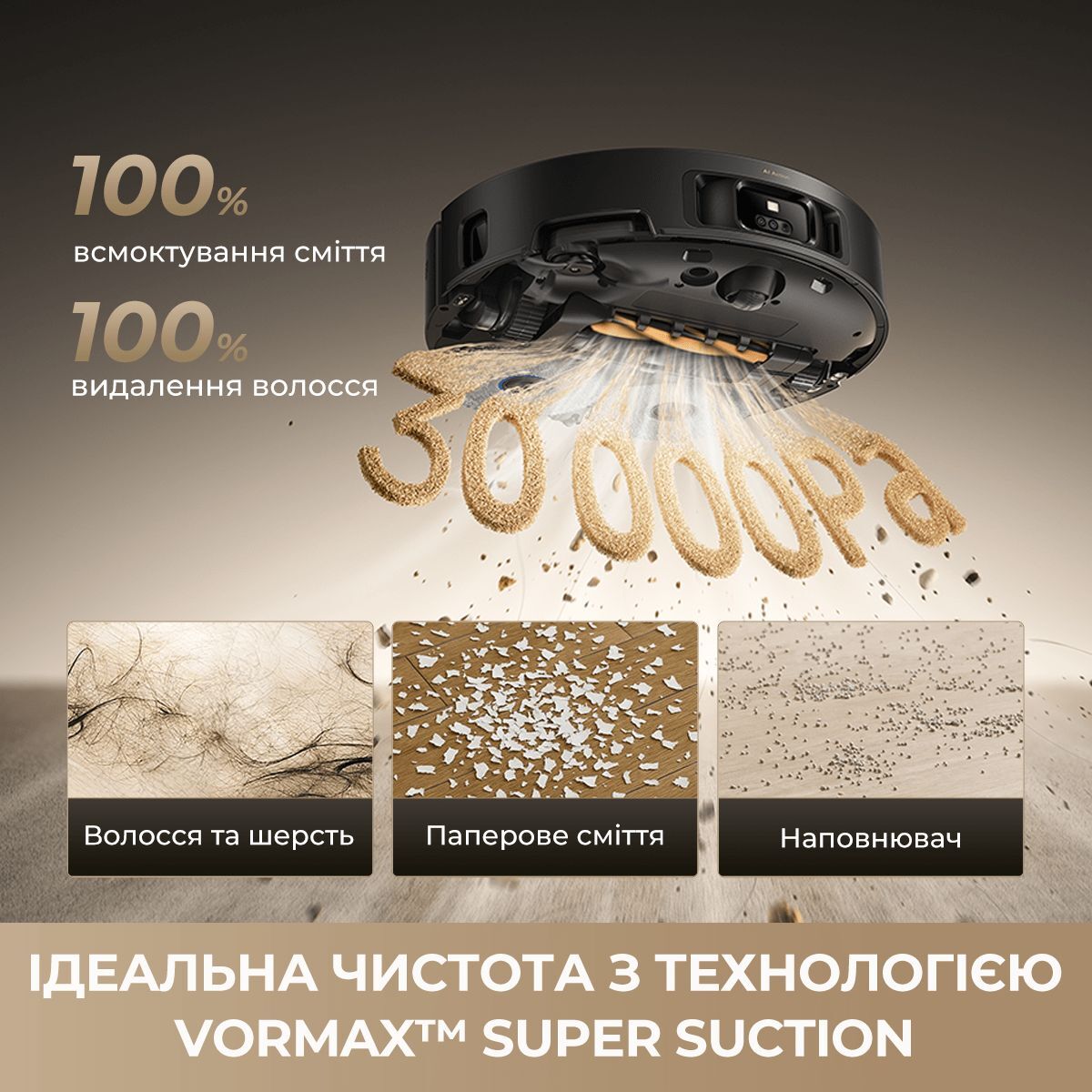 Робот-пылесос Dreame Bot MatriX 10 Ultra White (RLX95CE-wh) фото3