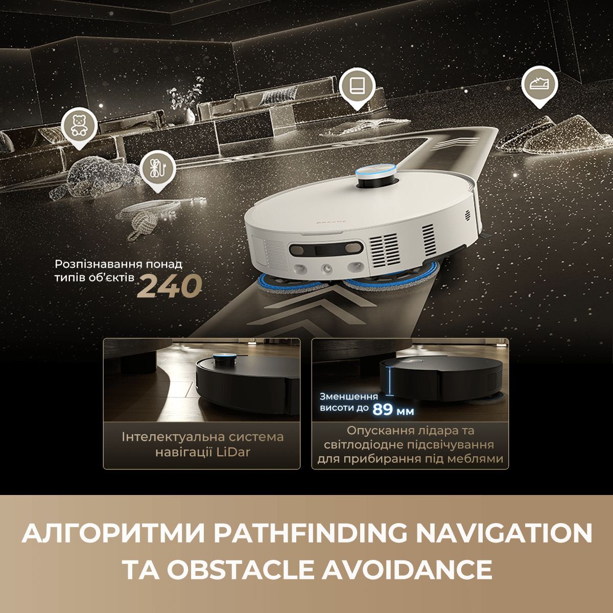Робот-пылесос Dreame Bot MatriX 10 Ultra White (RLX95CE-wh) фото6