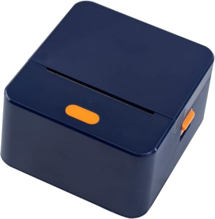 Принтер для друку етикеток UKRMARK UP1BL bluetooth, USB, синій (900773) фото