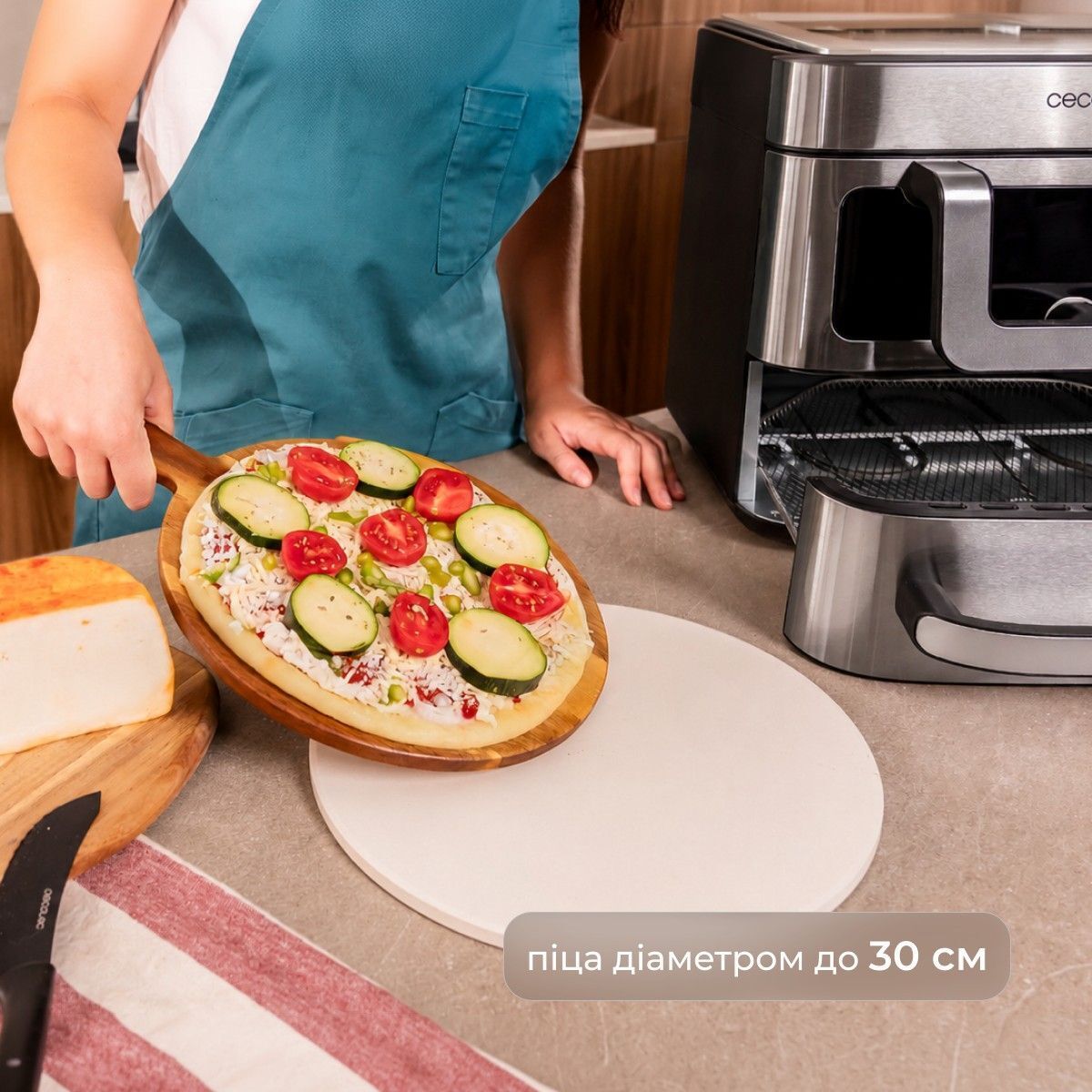 Мультипечь Cecotec Cecofry FoodCourt 18000 4Pizza+ (A90_EU01_120299) фото4