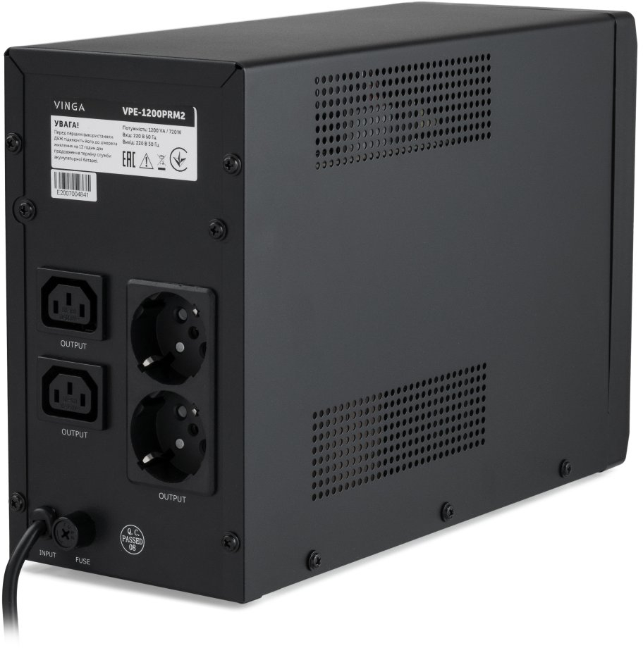 ДБЖ Vinga LED 1200VA ( VPE-1200PRM2 ) (VPE-1200PRM2) фото4