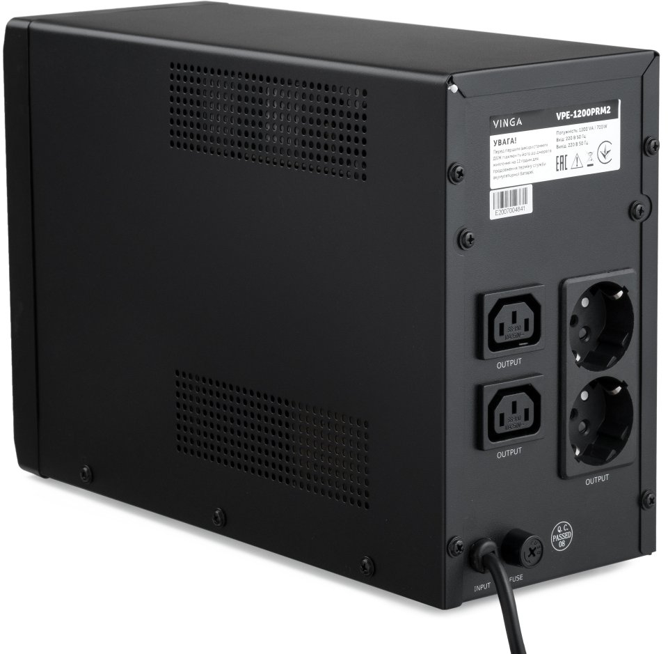 ДБЖ Vinga LED 1200VA ( VPE-1200PRM2 ) (VPE-1200PRM2) фото3