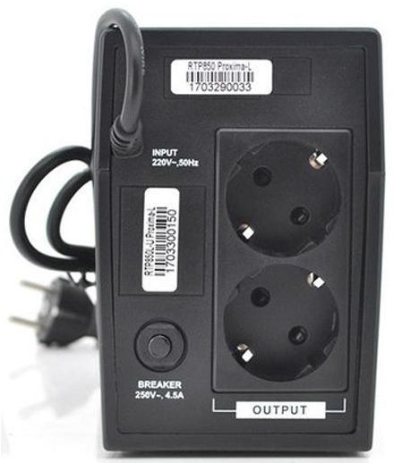 ДБЖ Ritar RTP850 (510W) Proxima-L (RTP850L) фото2