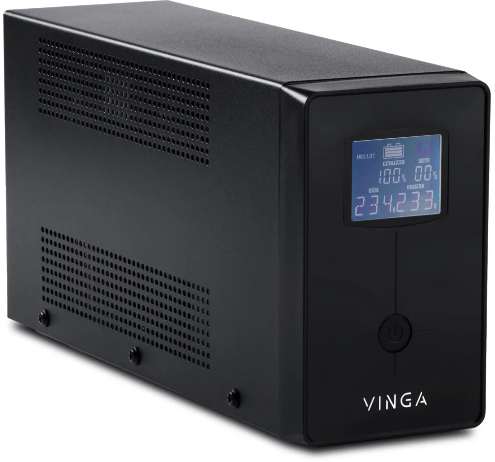 ИБП Vinga LED 1200VA (VPC-1200PRM3) фото2