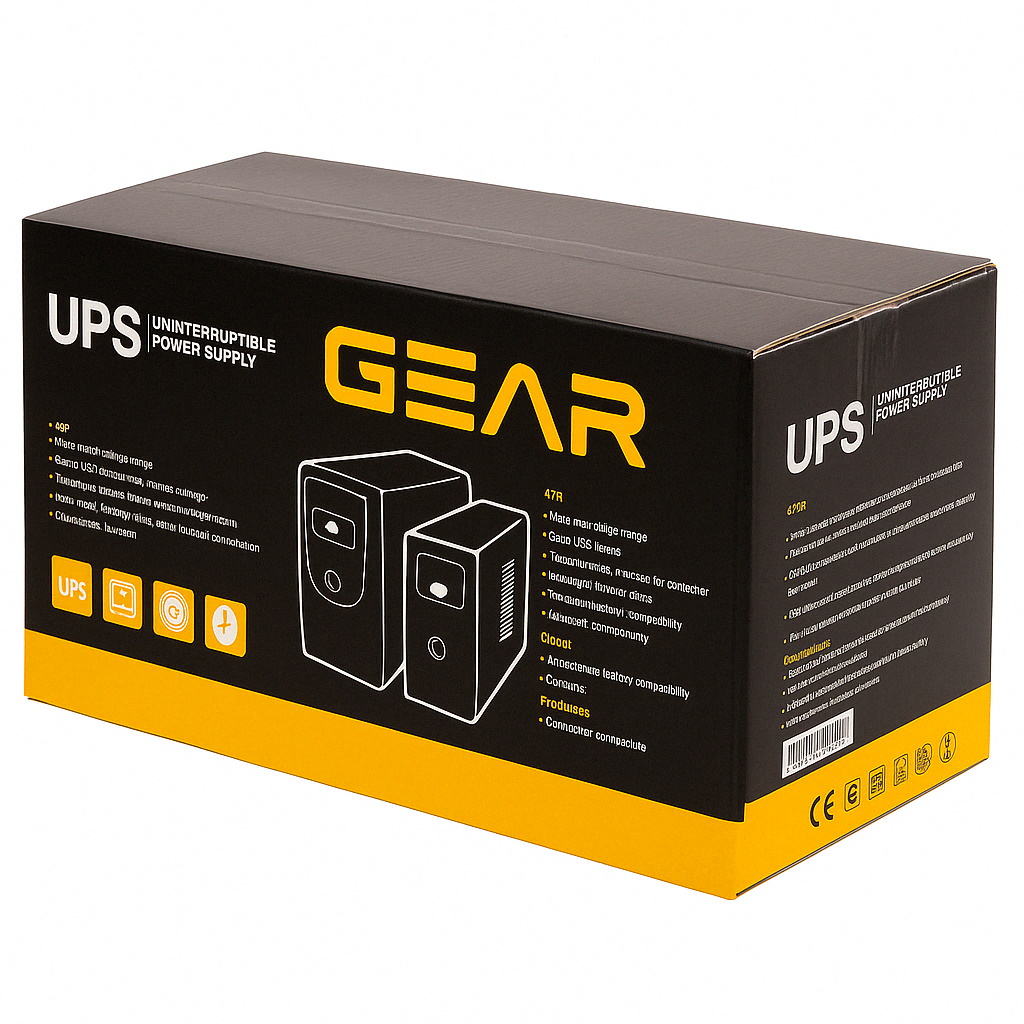 ИБП GEAR GU-1000PLCD фото3