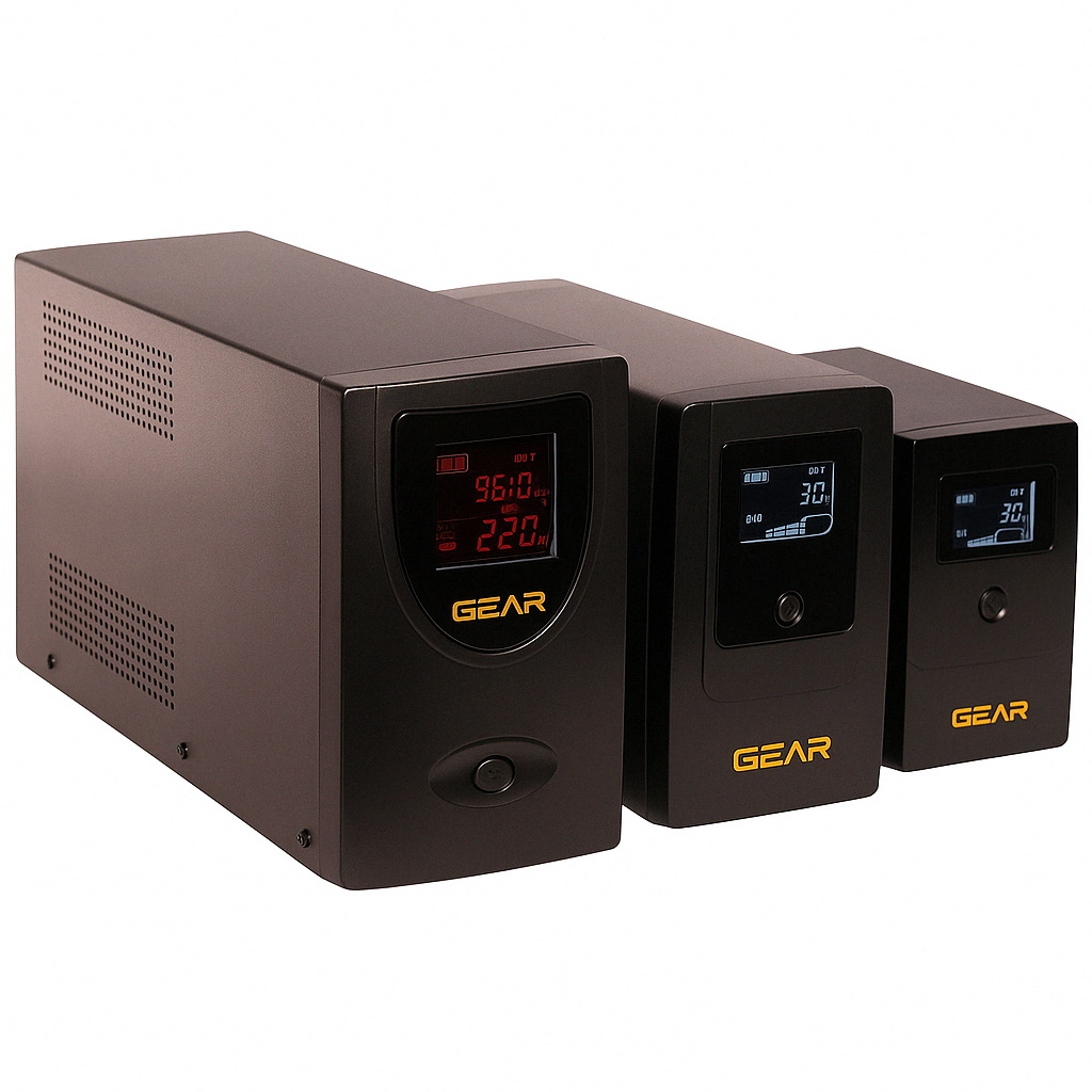 ИБП GEAR GU-1000PLCD фото4