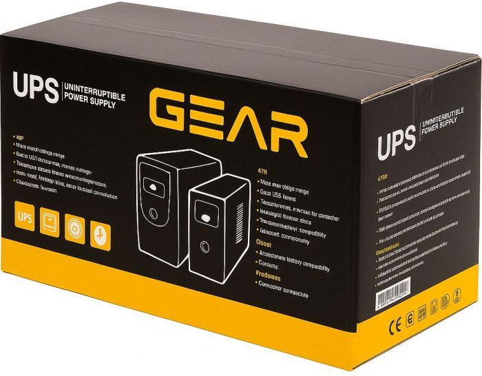 ИБП GEAR GU-1200PLCD фото