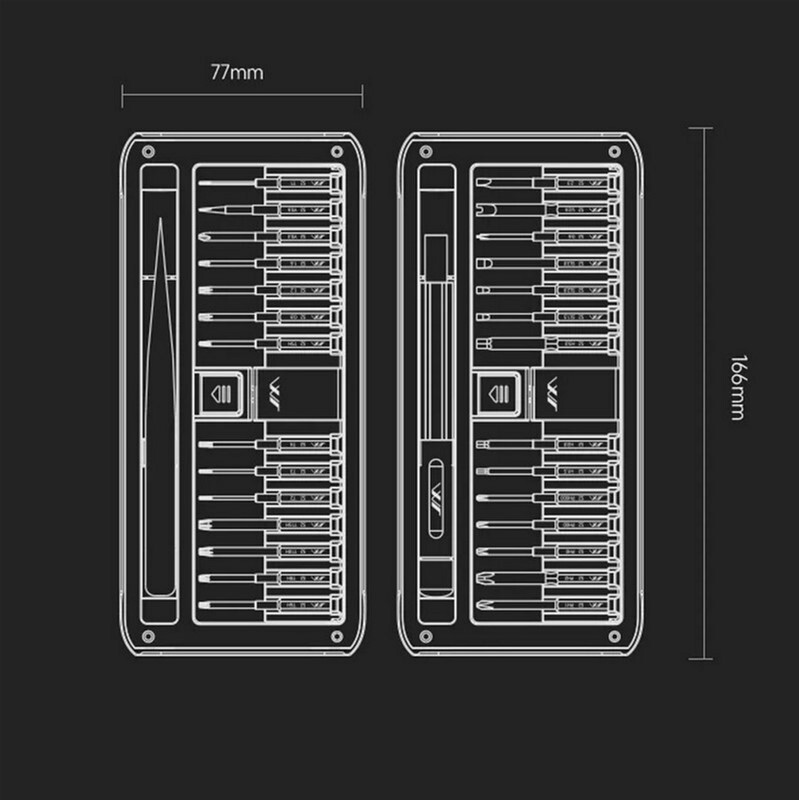 Отвертка Xiaomi JIMIHOME 30in1 Black (JM-GNT30) фото2