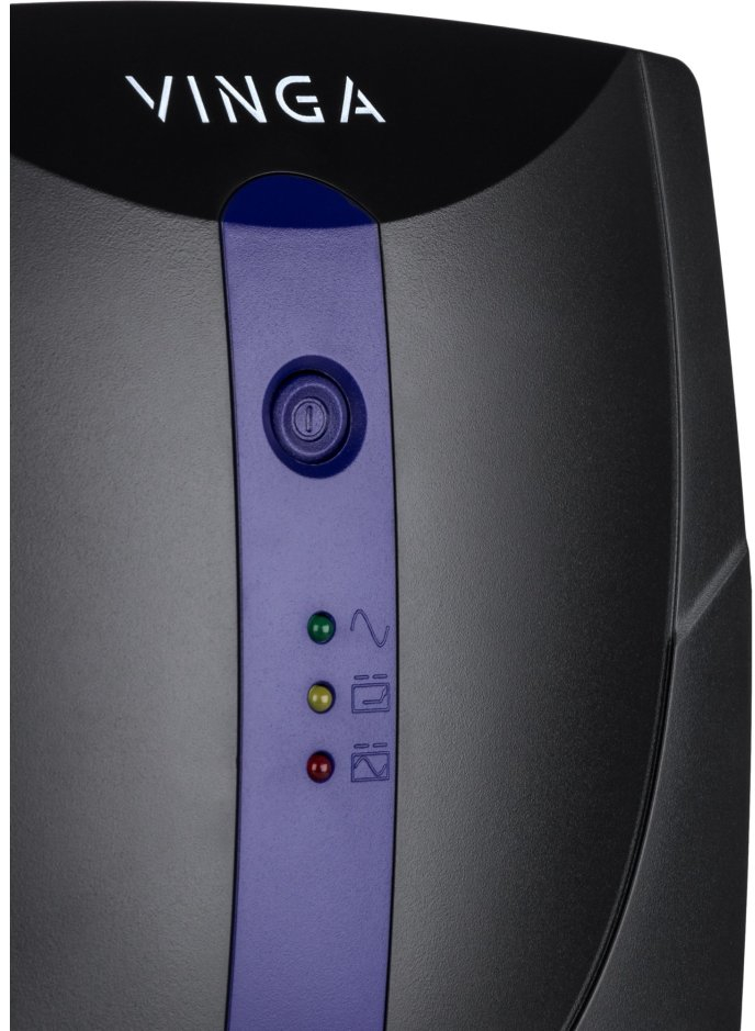 ДБЖ Vinga LED 1500VA plastic case (VPE-1500P) фото