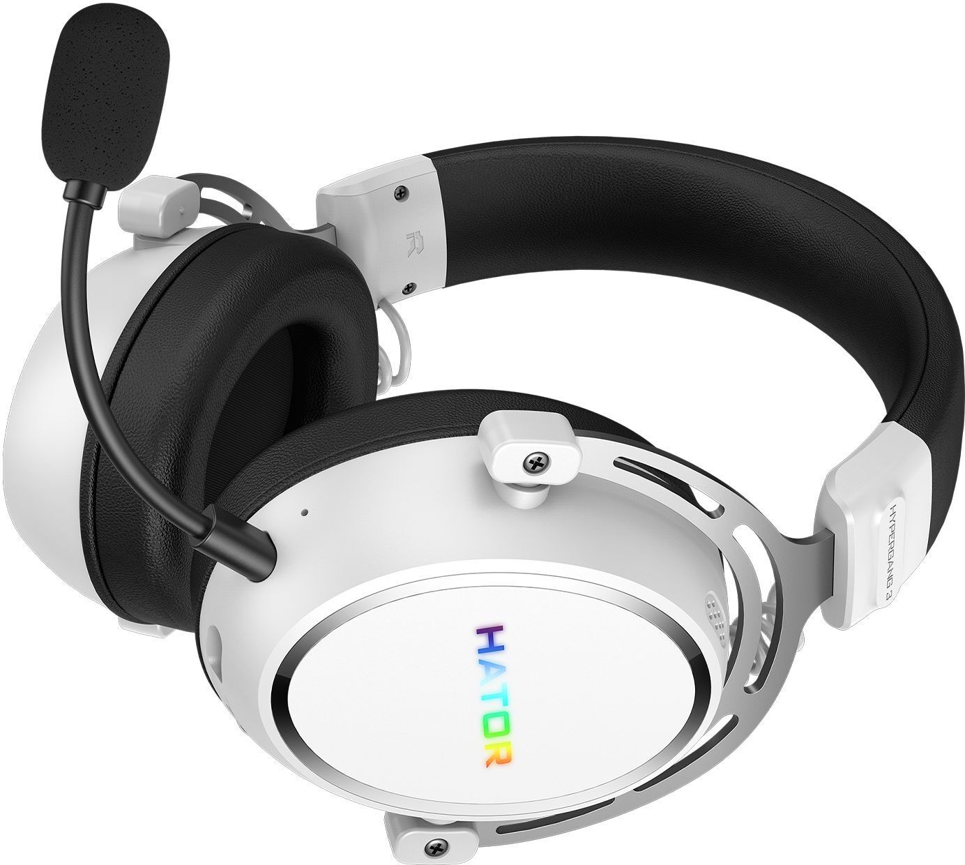 Ігрова гарнітура Hator Hypergang 3 Hi-Res Wireless White (ESH56) фото5
