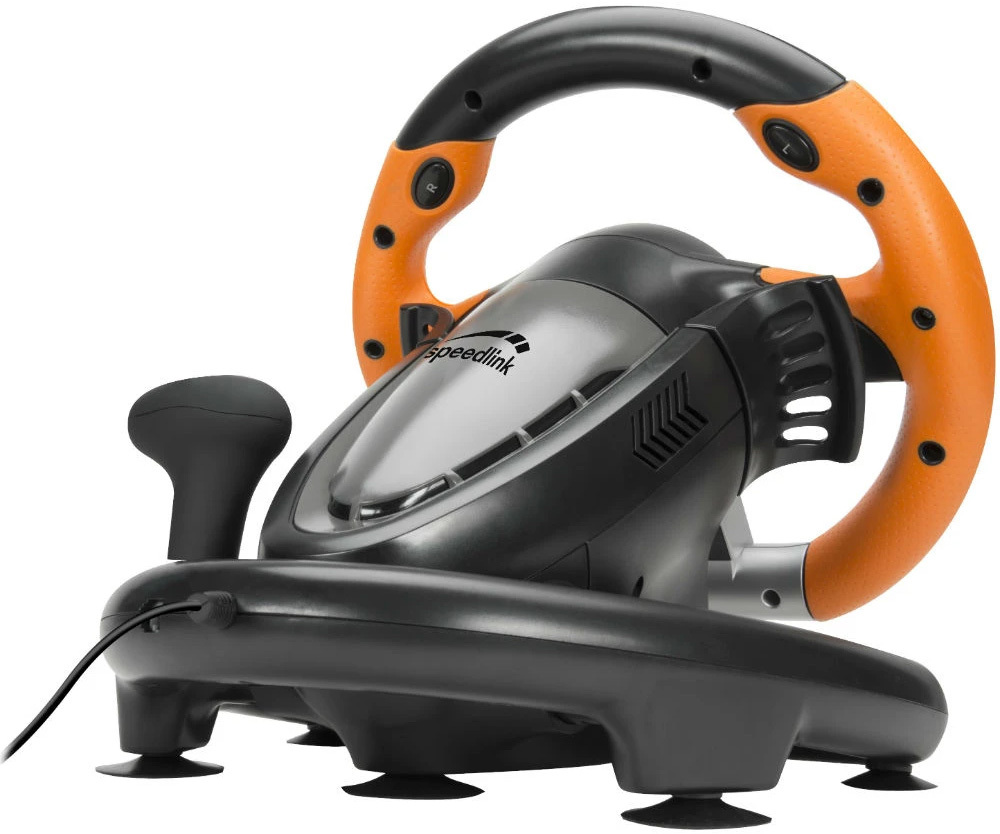 Руль Speedlink DRIFT O.Z. Racing Wheel PC, Black-orange (SL-6695-BKOR-01) фото