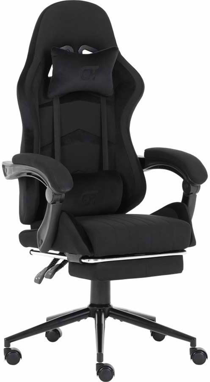 Кресло игровое GT Racer X-2324 Fabric Black Suede фото2