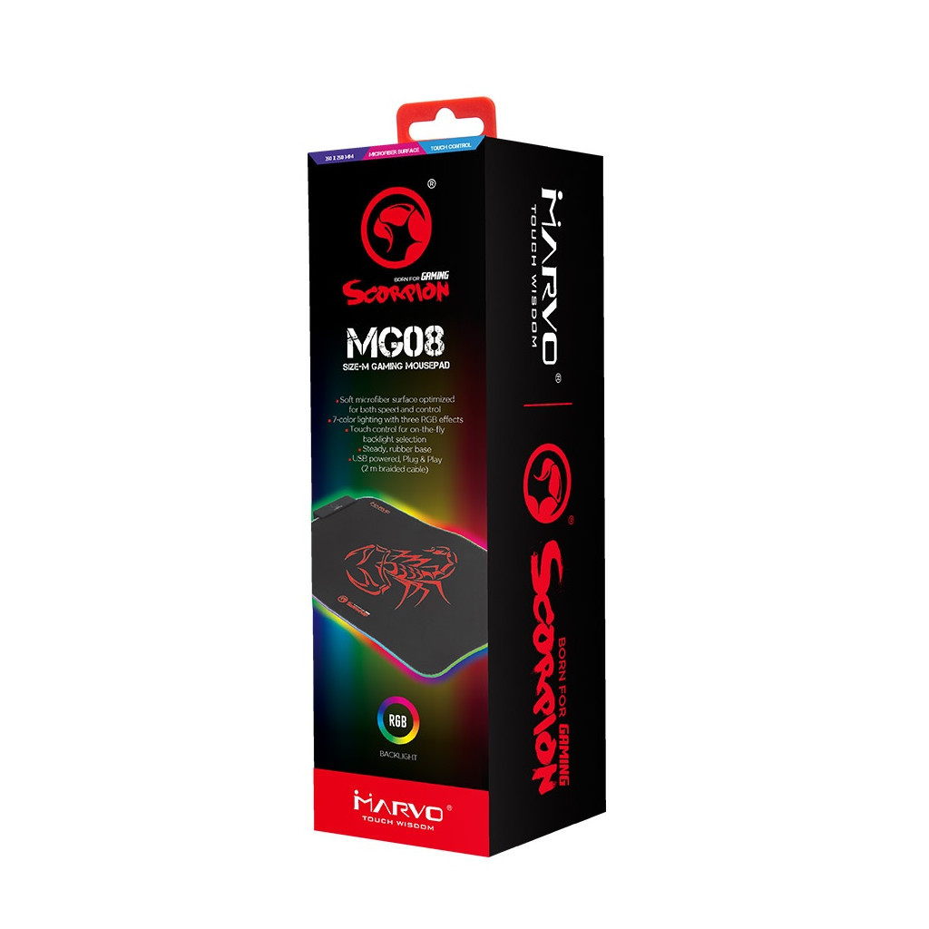 Игровая поверхность Marvo MG08 M RGB lighting (MG08 M RGB lighting) фото5