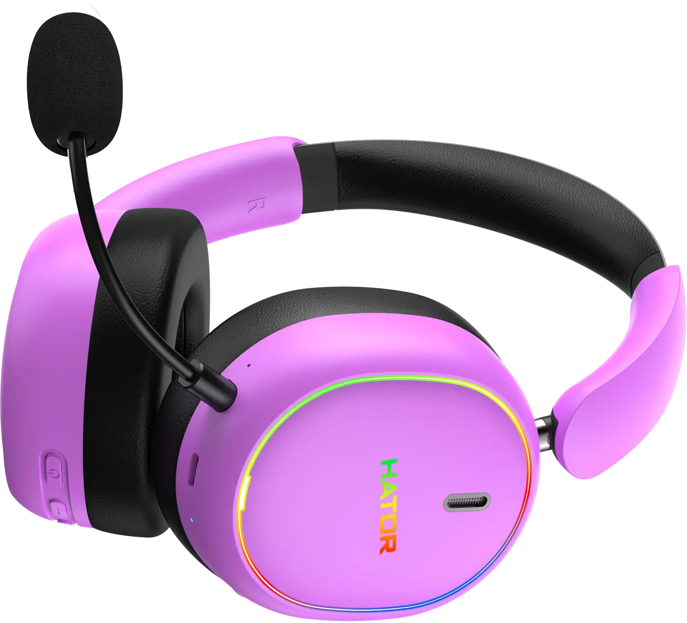 Ігрова гарнітура Hator Phoenix 2 Wireless Cyber Violet (ESH42) фото3