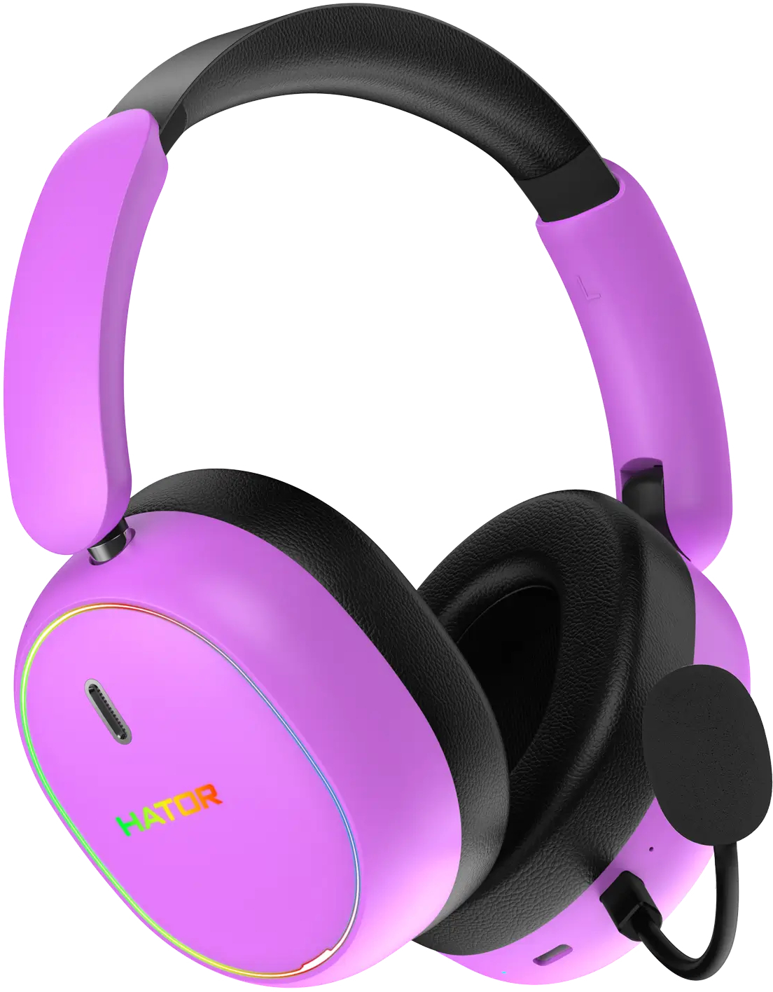 Ігрова гарнітура Hator Phoenix 2 Wireless Cyber Violet (ESH42) фото2