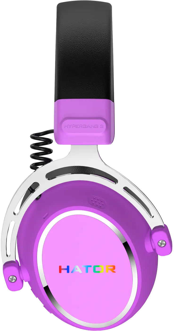 Ігрова гарнітура Hator Hypergang 3 Hi-Res Wireless Cyber Violet (ESH52) фото