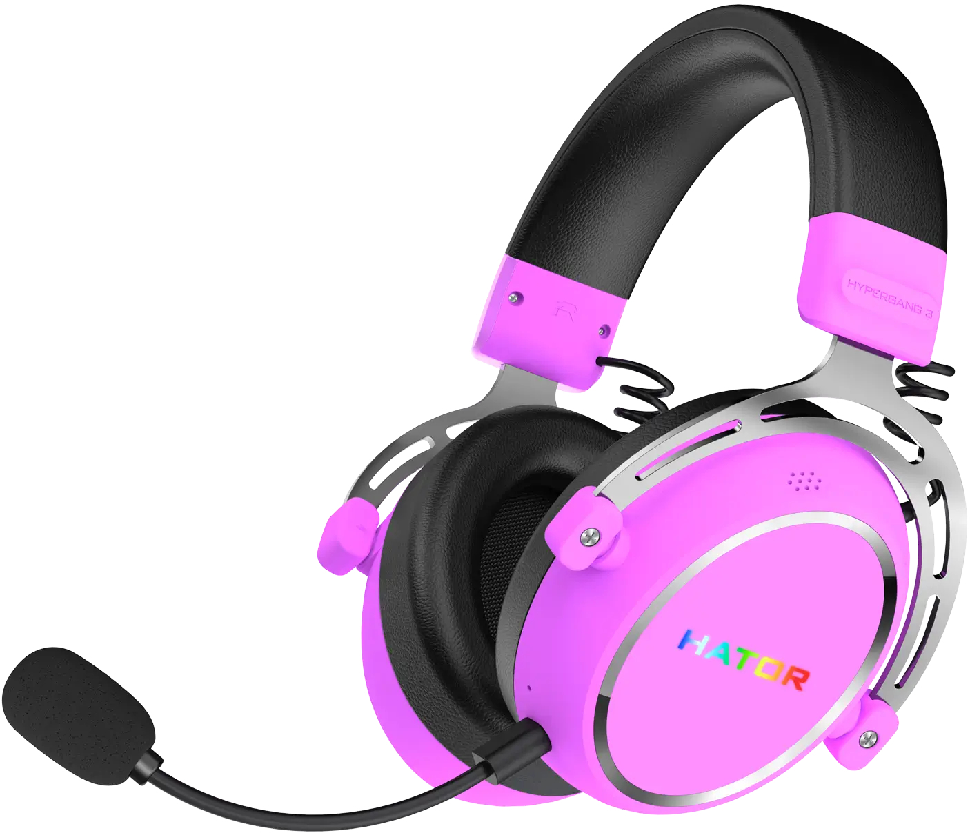 Ігрова гарнітура Hator Hypergang 3 Hi-Res Wireless Cyber Violet (ESH52) фото