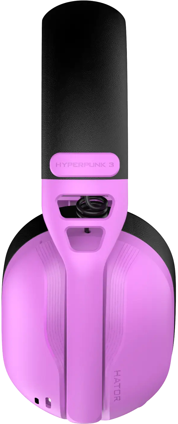Ігрова гарнітура Hator Hyperpunk 3 Hi-Res Wireless Cyber Violet (ESH19) фото3