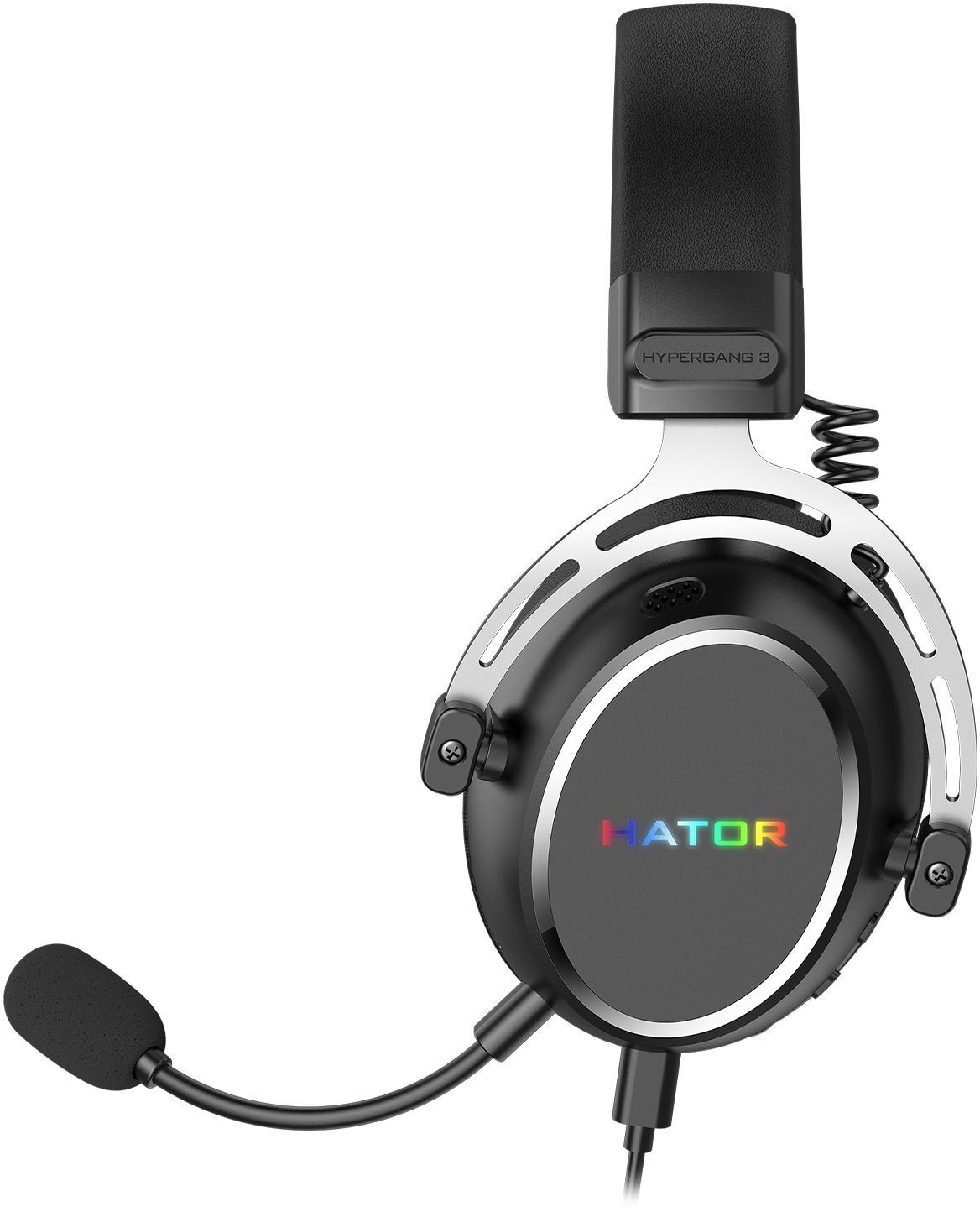 Игровая гарнитура Hator Hypergang 3 Hi-Res USB Black (ESH50) фото2