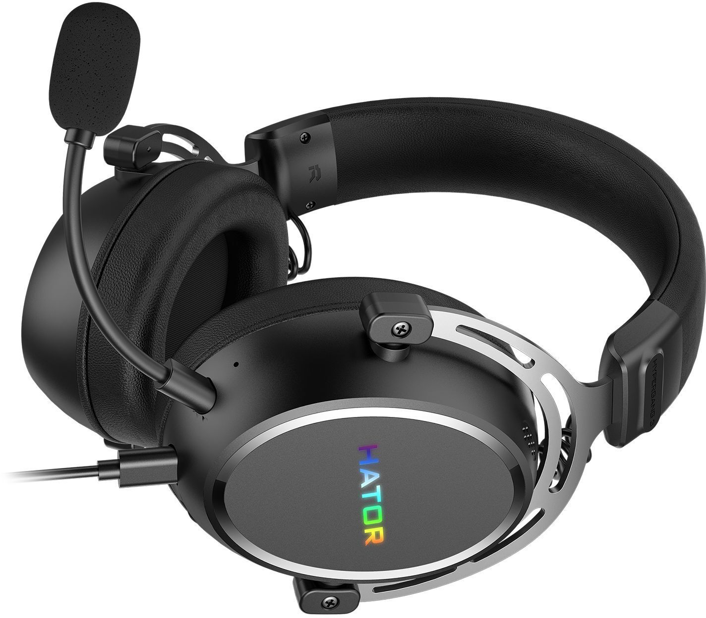 Игровая гарнитура Hator Hypergang 3 Hi-Res USB Black (ESH50) фото4