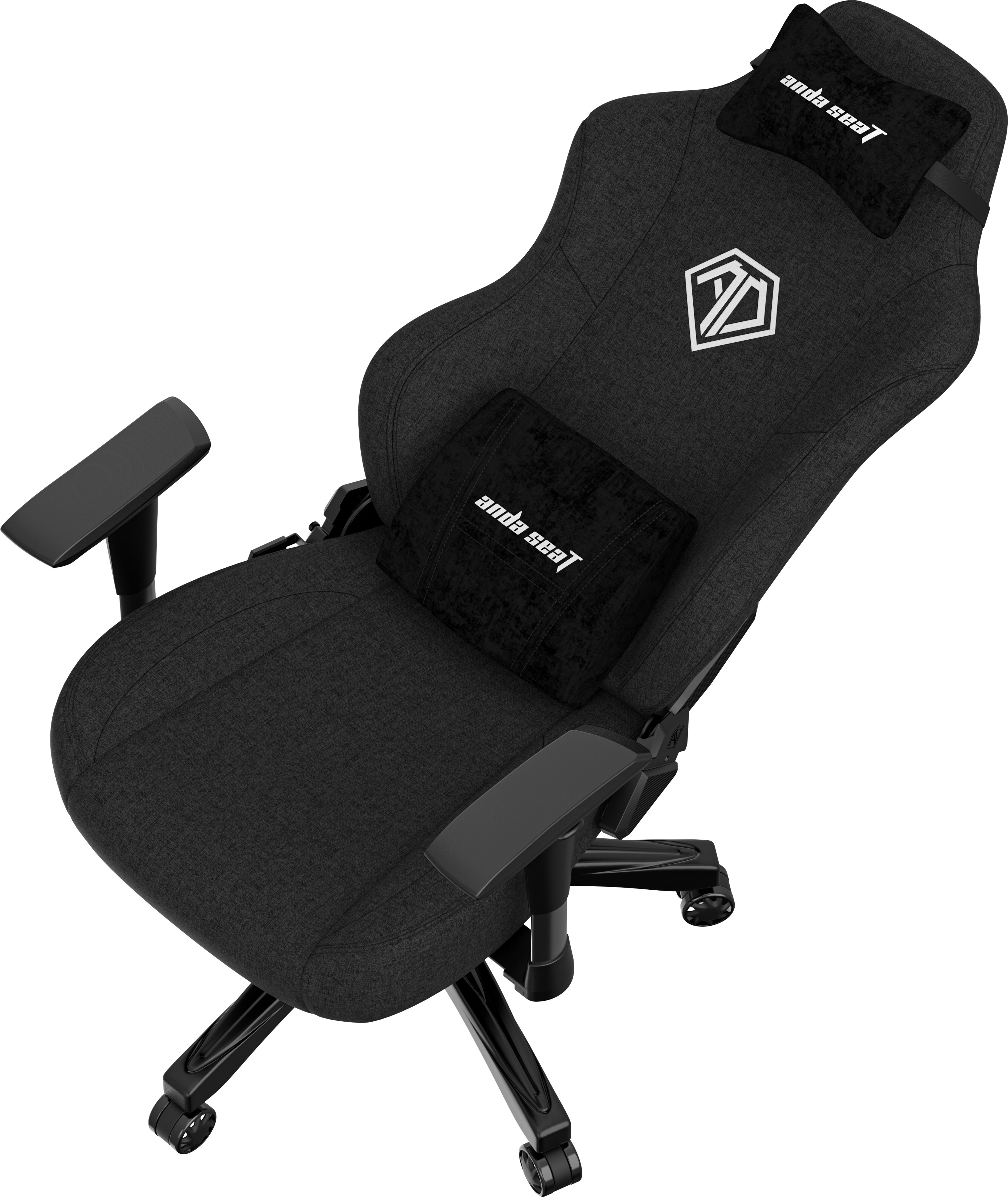 Кресло игровое Anda Seat Phantom 3 Black Fabric Size L фото6
