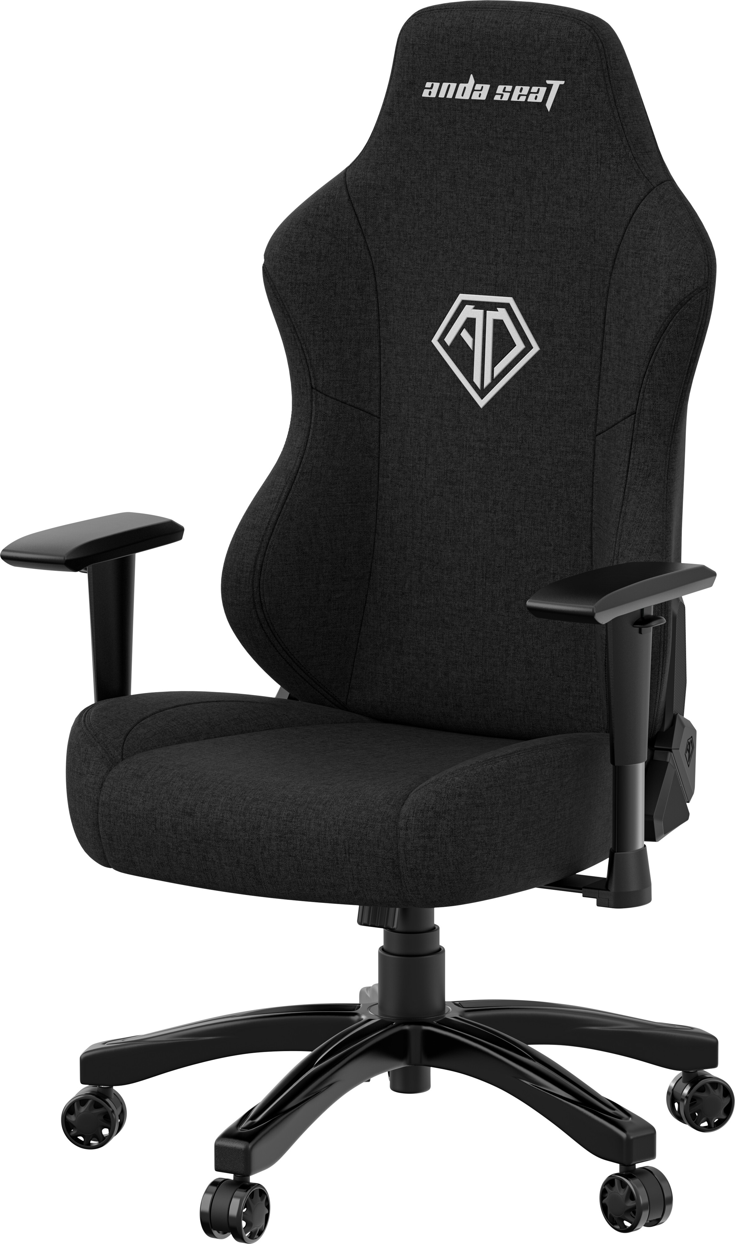 Кресло игровое Anda Seat Phantom 3 Black Fabric Size L фото3