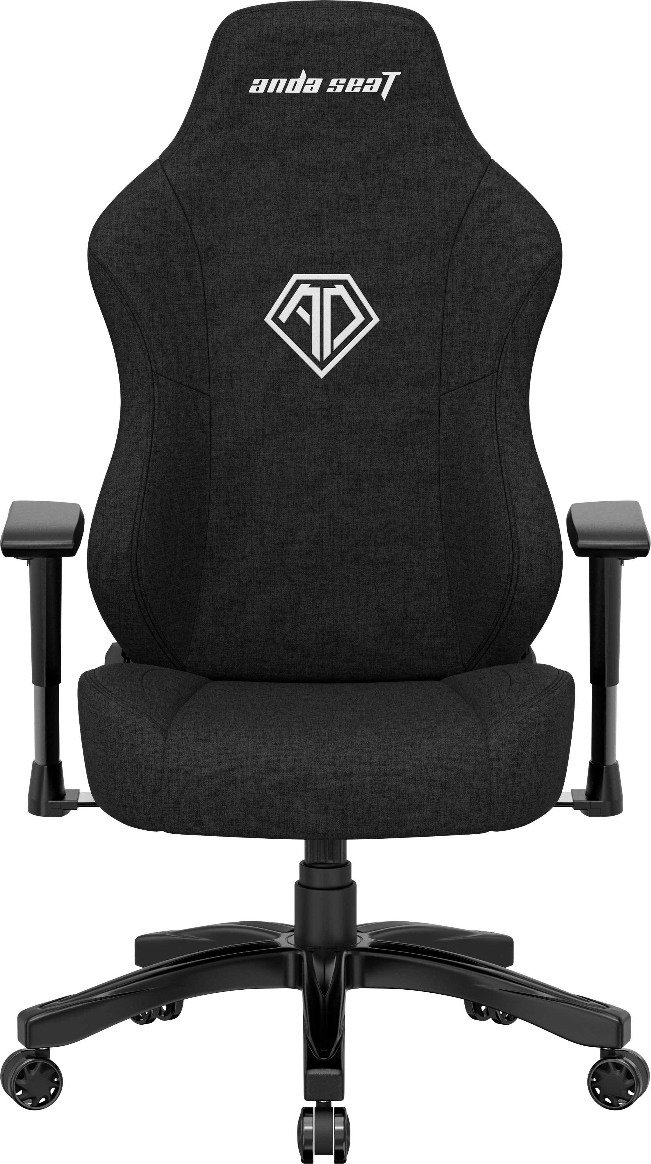 Кресло игровое Anda Seat Phantom 3 Black Fabric Size L фото2