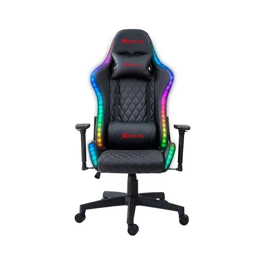 Крісло ігрове Xtrike ME Advanced GC-907 RGB Black/Red фото2