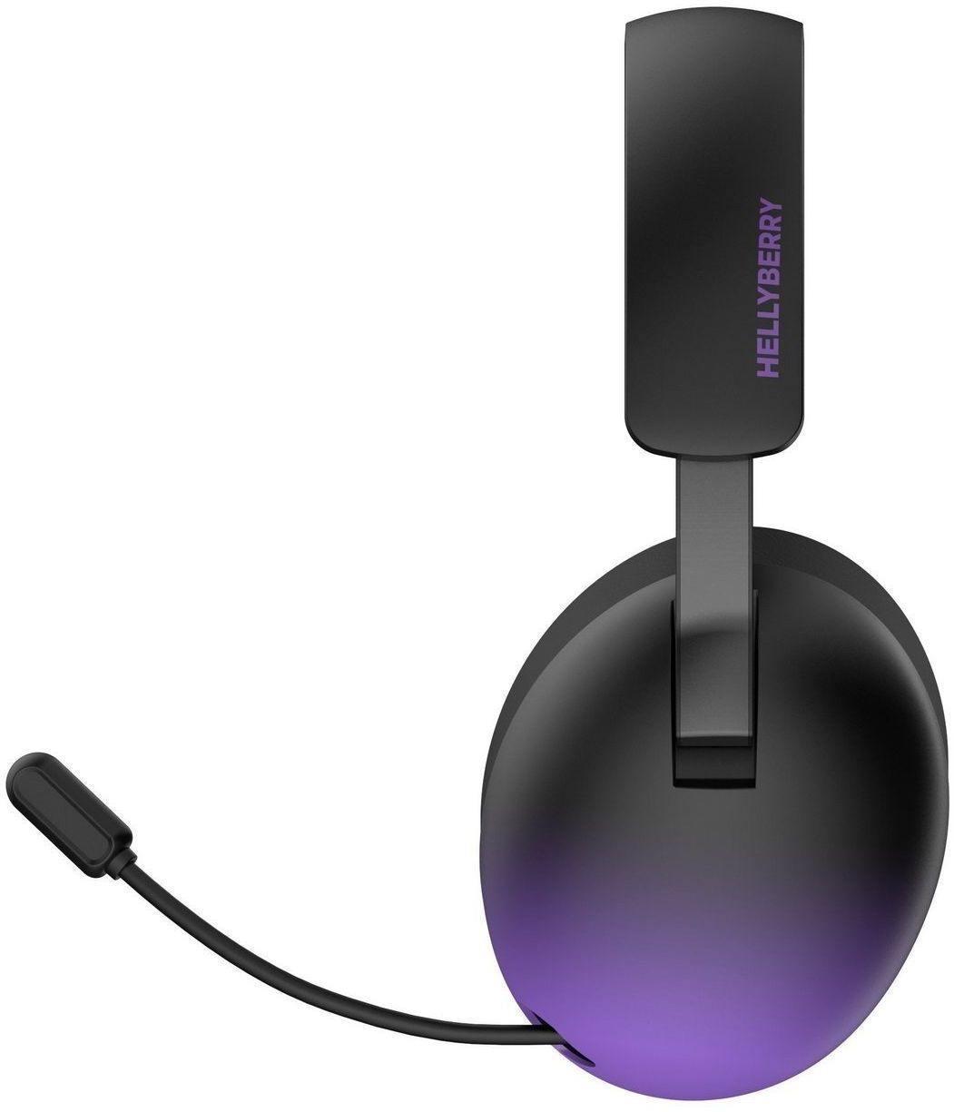Игровая гарнитура Hator Hellyberry HH30 Pro Wireless Black-Violet (HH30_PRO_wireless_BV) фото2
