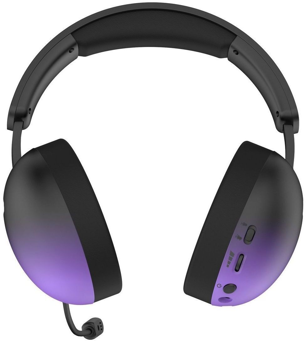 Игровая гарнитура Hator Hellyberry HH30 Pro Wireless Black-Violet (HH30_PRO_wireless_BV) фото4