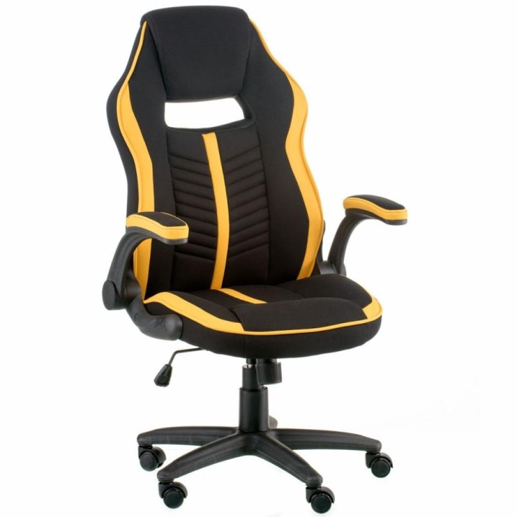 Крісло ігрове Special4You Prime Black/Yellow (E5548) фото2