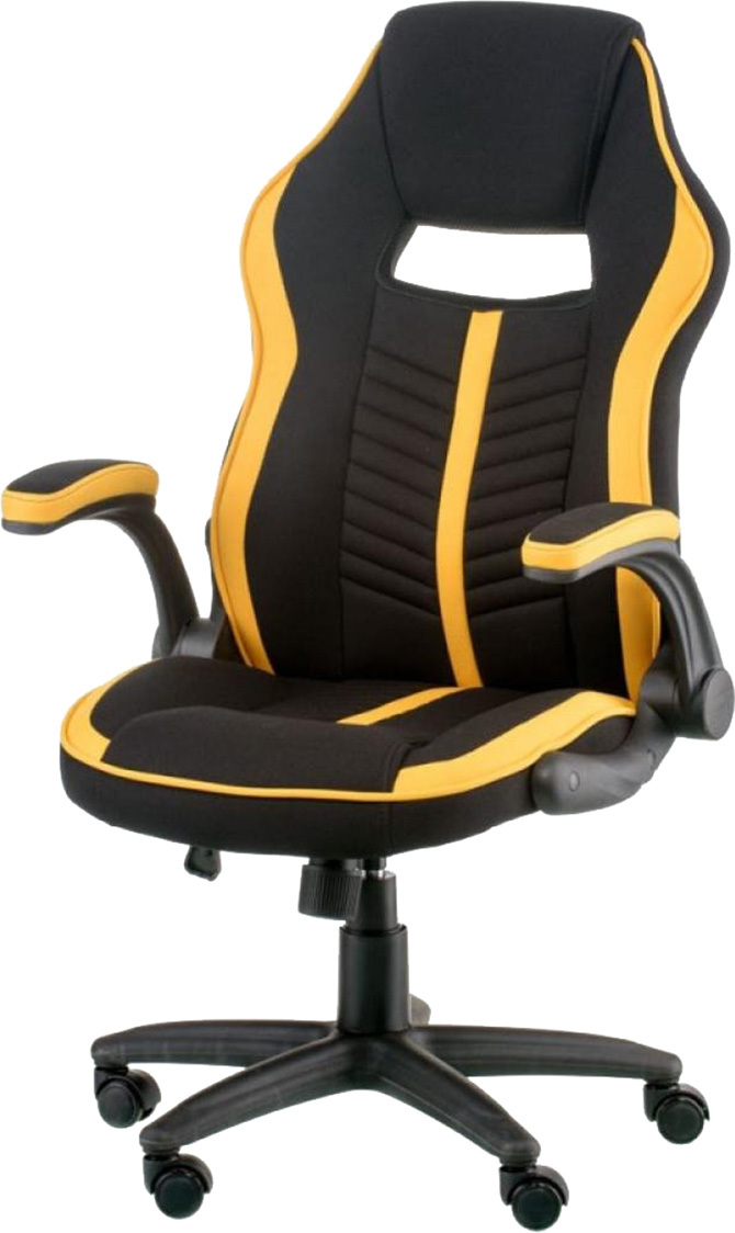 Крісло ігрове Special4You Prime Black/Yellow (E5548) фото5