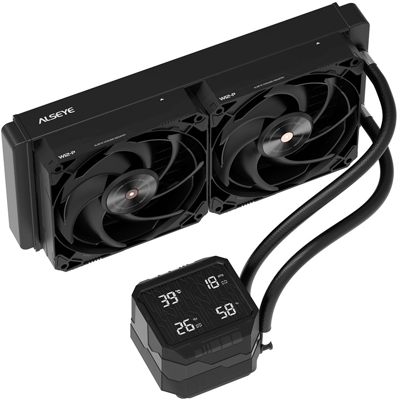 Система жидкостного охлаждения Alseye Q240 Plus Black (AS.02.11.0021) фото3