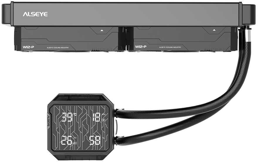 Система жидкостного охлаждения Alseye Q240 Plus Black (AS.02.11.0021) фото6