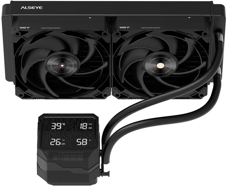 Система жидкостного охлаждения Alseye Q240 Plus Black (AS.02.11.0021) фото4
