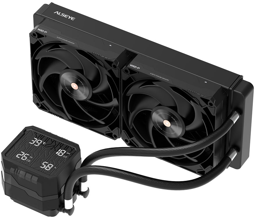 Система жидкостного охлаждения Alseye Q240 Plus Black (AS.02.11.0021) фото5