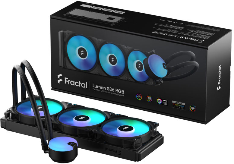 Система рідинного охолодження Fractal Design Lumen S36 RGB v2 (FD-W-L1-S3612) фото7