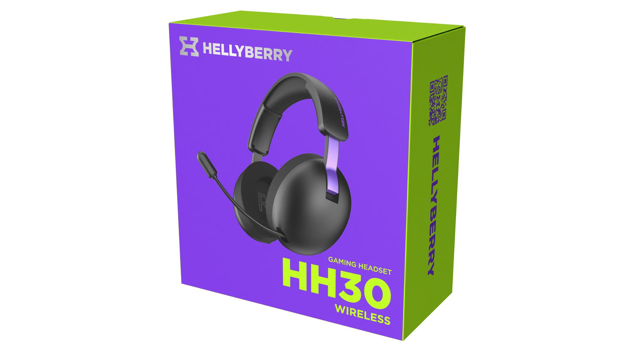 Игровая гарнитура Hator Hellyberry HH30 Wireless Black-Violet (HH30_wireless_BV) фото9